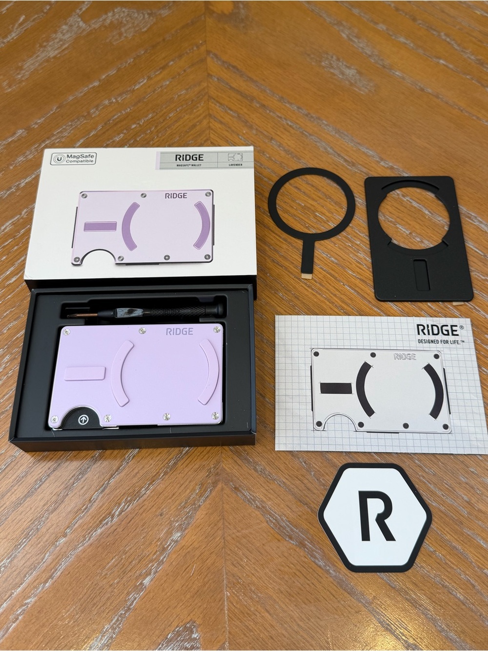 NEW RIDGE Wallet For MagSafe - Lavender - Picture 3 of 8